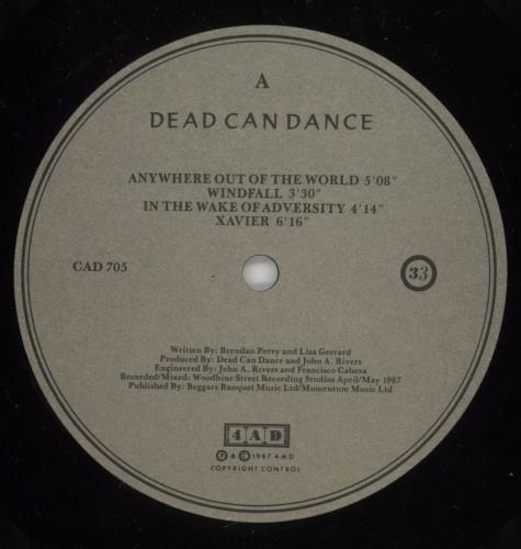Dead Can Dance Within The Realm Of The Dying Sun vinyl LP album (LP record) UK DCDLPWI864040