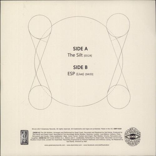 Dead Coast The Silt - Orange Vinyl 7" vinyl single (7 inch record / 45) US 6EA07TH887079