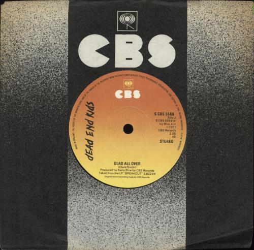 Dead End Kids Glad All Over 7" vinyl single (7 inch record / 45) UK DE507GL705426