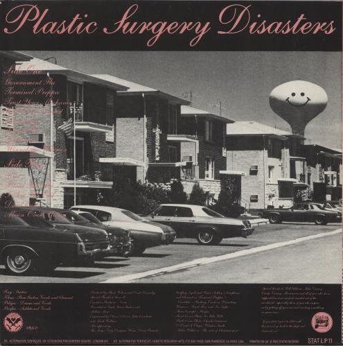 Dead Kennedys Plastic Surgery Disasters + Booklet vinyl LP album (LP record) UK DKNLPPL797807