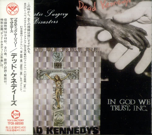 Dead Kennedys Plastic Surgery Disasters / In God We Trust, Inc CD album (CDLP) Japanese DKNCDPL545051