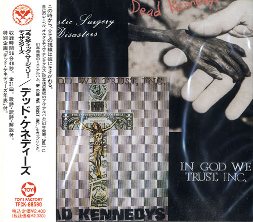 Dead Kennedys Plastic Surgery Disasters / In God We Trust, Inc CD album (CDLP) Japanese DKNCDPL554703