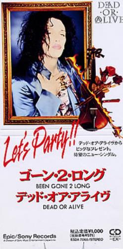 Dead Or Alive Been Gone 2 Long - Promo 3" CD single (CD3) Japanese DOAC3BE68538