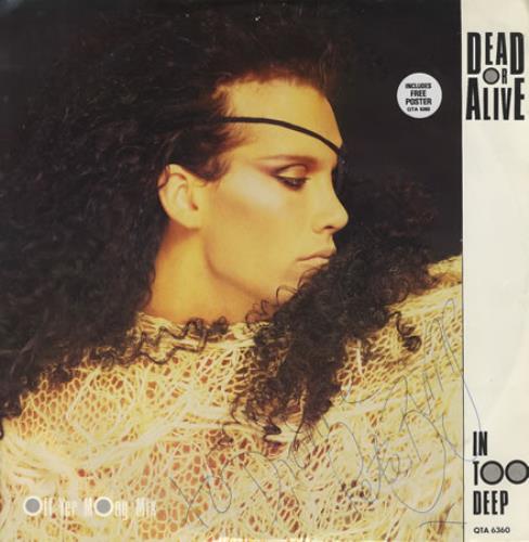 Dead Or Alive In Too Deep - AUTOGRAPHED 12" vinyl single (12 inch record / Maxi-single) UK DOA12IN394584