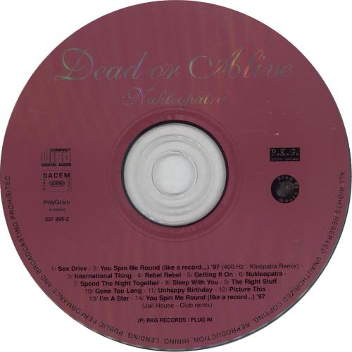 Dead Or Alive Nukleopatra CD album (CDLP) French DOACDNU89732