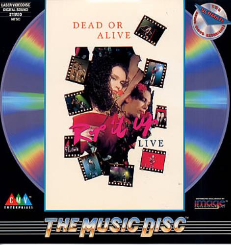 Dead Or Alive Rip It Up - Dead Or Alive laserdisc / lazerdisc US DOALZRI05731