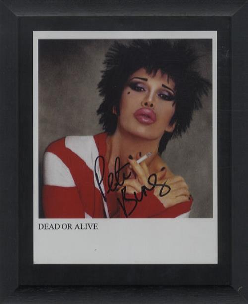 Dead Or Alive Signed & Framed Colour Photograph memorabilia UK DOAMMSI442979