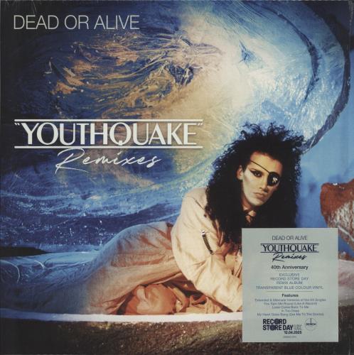 Dead Or Alive Youthquake Remixes - RSD 2025 - Blue Vinyl vinyl LP album (LP record) UK DOALPYO871250