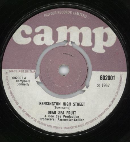 Dead Sea Fruit Kensington High Street 7" vinyl single (7 inch record / 45) UK 9ET07KE874405
