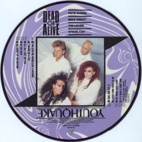 新品稀少LP/DISARRAY/1982-1986 Dead Or Alive Youthquake Japanese picture disc LP (vinyl