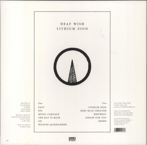 Deaf Wish Lithium Zion - Pink Vinyl vinyl LP album (LP record) US 1HALPLI858750