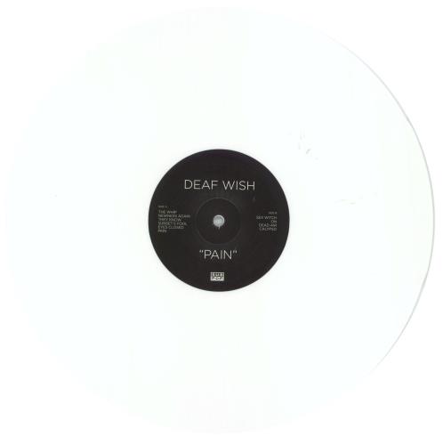 Deaf Wish Pain - White Vinyl vinyl LP album (LP record) US 1HALPPA858752