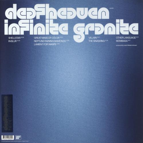 Deafheaven Infinite Granite - Blue [Transparent Light Blue, Seaglass] Vinyl 2-LP vinyl record set (Double LP Album) UK H1G2LIN862639