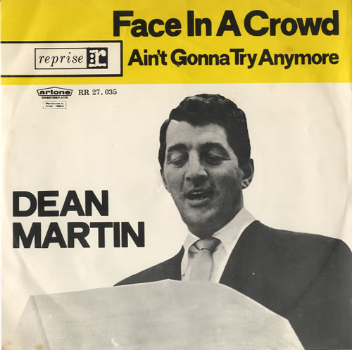 Dean Martin Face In A Crowd 7" vinyl single (7 inch record / 45) Australian 1DM07FA584556