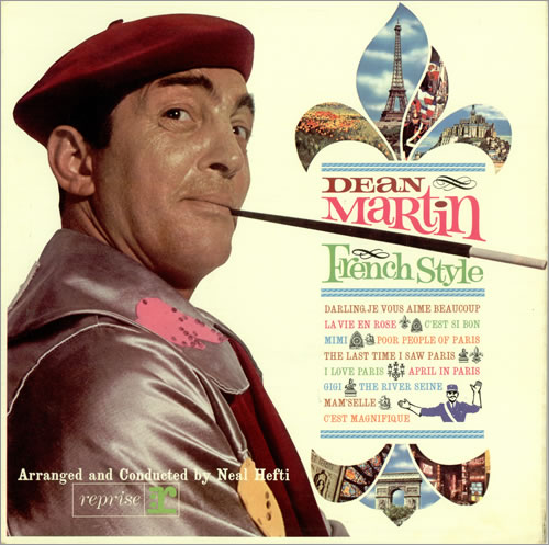 Dean Martin French Style - Mono vinyl LP album (LP record) UK 1DMLPFR486812