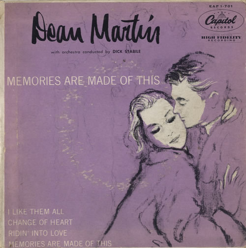 Dean Martin Memories Are Made Of This EP 7" vinyl single (7 inch record / 45) US 1DM07ME584608