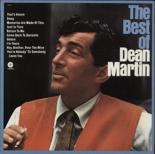 Dean Martin The Best Of Dean Martin vinyl LP album (LP record) US 1DMLPTH836746