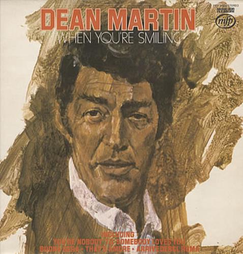 Dean Martin When You're Smiling vinyl LP album (LP record) UK 1DMLPWH317050