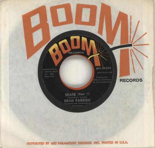 Dean Parrish Skate 7" vinyl single (7 inch record / 45) US DBU07SK700545