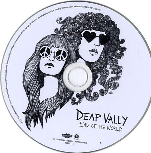 Deap Vally End Of The World CD single (CD5 / 5") UK E6YC5EN595482
