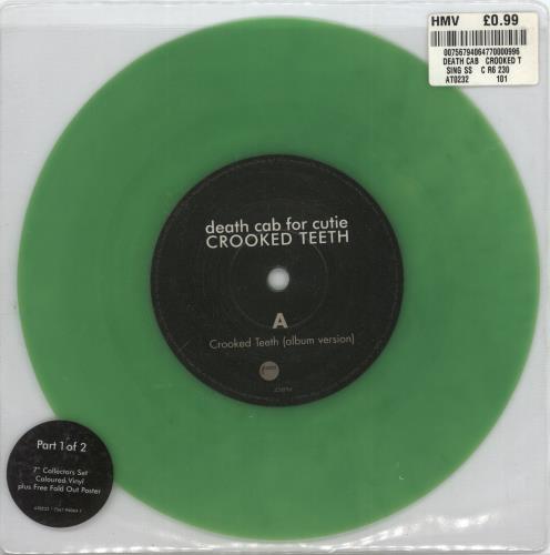 Death Cab For Cutie Crooked Teeth 7" vinyl single (7 inch record / 45) UK DCZ07CR878846