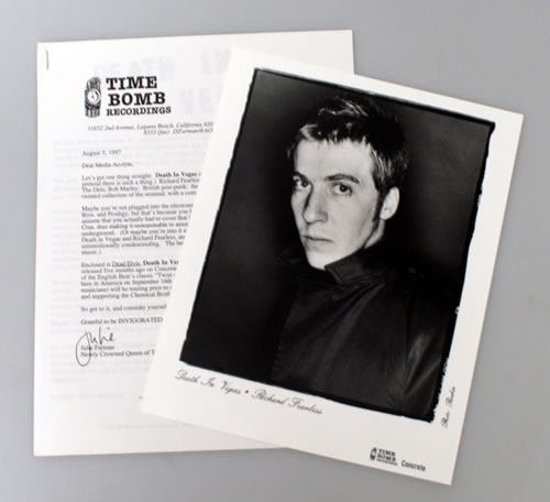 Death In Vegas Dead Elvis media press pack US DEAPPDE551050