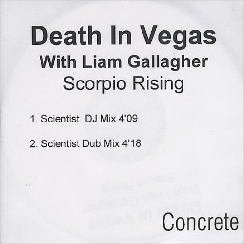 Death In Vegas Scorpio Rising CD-R acetate UK DEACRSC233217