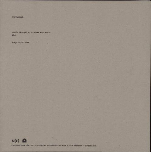 Deathcrash People Thought My Windows Were Stars 12" vinyl single (12 inch record / Maxi-single) UK 6EC12PE871541