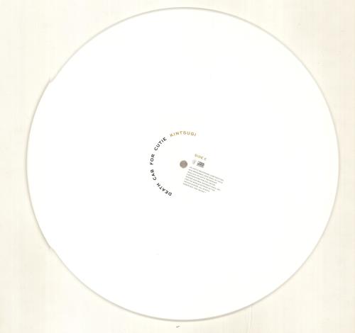 Kintsugi (Gold/White Vinyl) 12 inch Analog Porcelain Kintsugi maxi plate | Handmade in Italy - Studio pottery