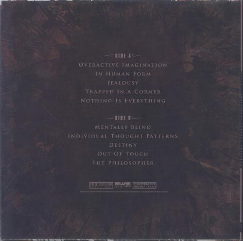 Death Individual Thought Patterns vinyl LP album (LP record) UK DETLPIN795367