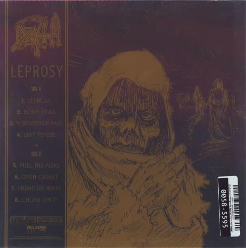 Death Leprosy - Custom Tri-Color Merge With Splatter Edition vinyl LP album (LP record) US DETLPLE857643
