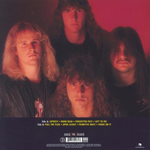 Death Leprosy - Red Vinyl vinyl LP album (LP record) UK DETLPLE833051