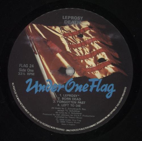 Death Leprosy - VG Sleeve vinyl LP album (LP record) UK DETLPLE887331