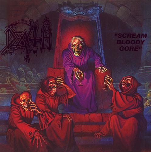 Death Scream Bloody Gore - Blue Vinyl vinyl LP album (LP record) UK DETLPSC833078