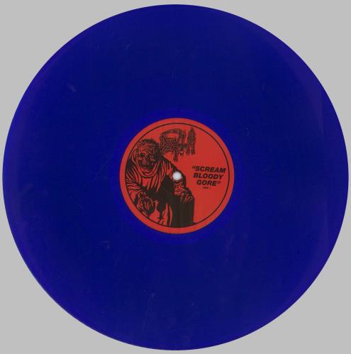 Death Scream Bloody Gore - Blue Vinyl vinyl LP album (LP record) UK DETLPSC833078
