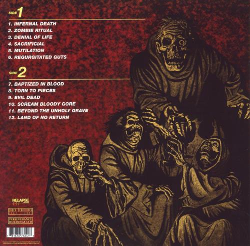 Death Scream Bloody Gore - Blue Vinyl vinyl LP album (LP record) UK DETLPSC833078