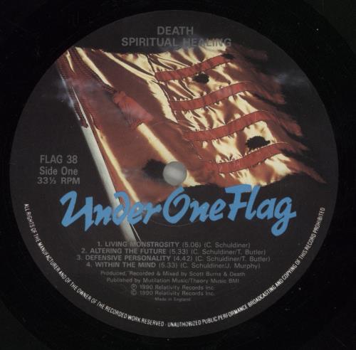 Death Spiritual Healing vinyl LP album (LP record) UK DETLPSP637647