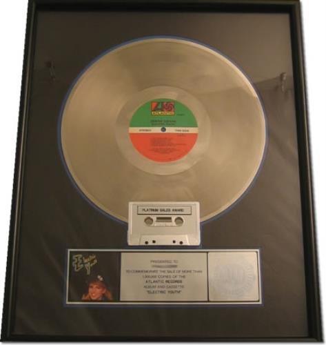 Debbie Gibson Electric Youth award disc US GIBAWEL400822
