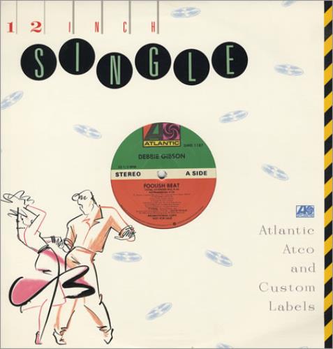 Debbie Gibson Foolish Beat 12" vinyl single (12 inch record / Maxi-single) US GIB12FO71766