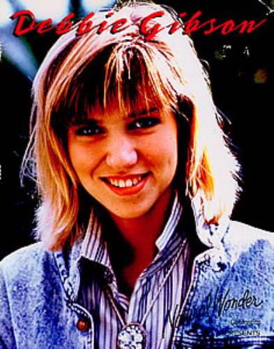 Debbie Gibson Out Of The Blue tour programme US GIBTROU15565