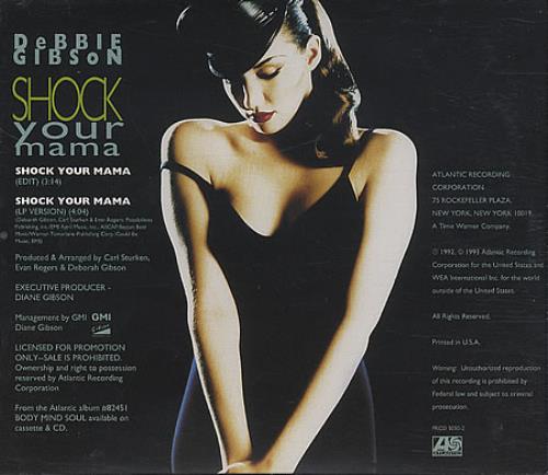 Debbie Gibson Shock Your Mama CD single (CD5 / 5") US GIBC5SH16800