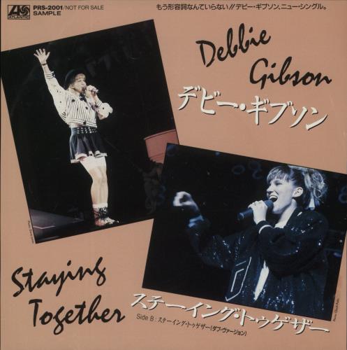 Debbie Gibson Staying Together 7" vinyl single (7 inch record / 45) Japanese GIB07ST122112