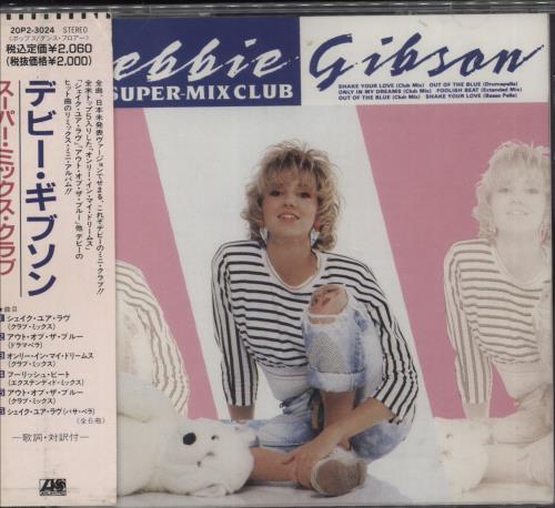 Debbie Gibson Super-Mix Club CD album (CDLP) Japanese GIBCDSU02897