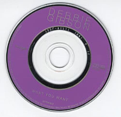Debbie Gibson What You Want 3" CD single (CD3) Japanese GIBC3WH195352