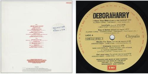 Debbie Harry Def Dumb & Blonde vinyl LP album (LP record) Mexican DEBLPDE250944