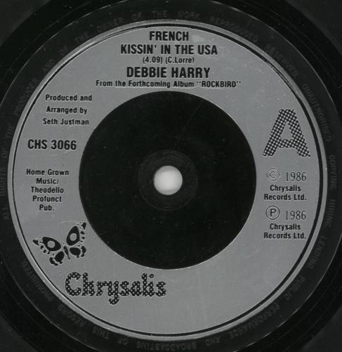 Debbie Harry French Kissin' In The USA 7" vinyl single (7 inch record / 45) UK DEB07FR248081