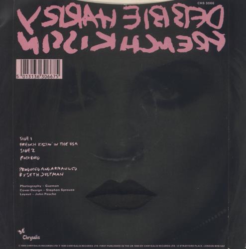 Debbie Harry French Kissin' In The USA 7" vinyl single (7 inch record / 45) UK DEB07FR248081