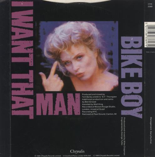 Debbie Harry I Want That Man - Solid 7" vinyl single (7 inch record / 45) UK DEB07IW677080