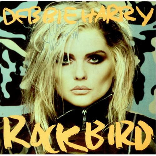 Debbie Harry Rockbird - Orange - Autographed vinyl LP album (LP record) UK DEBLPRO417288