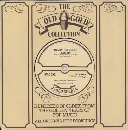 Debbie Reynolds Tammy 7" vinyl single (7 inch record / 45) UK 1DB07TA722773